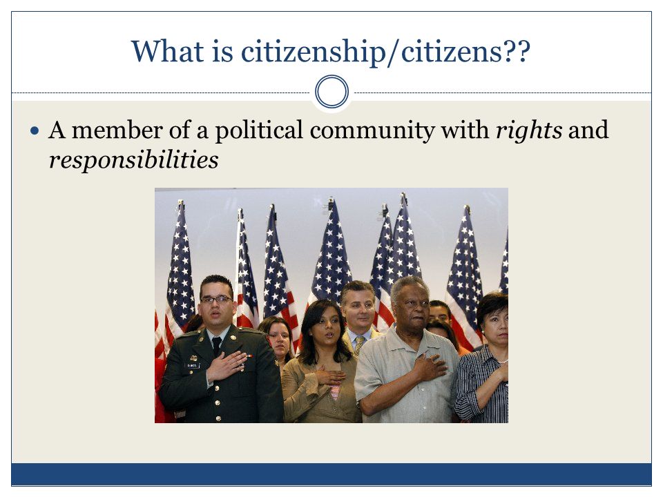 What is citizenship/citizens
