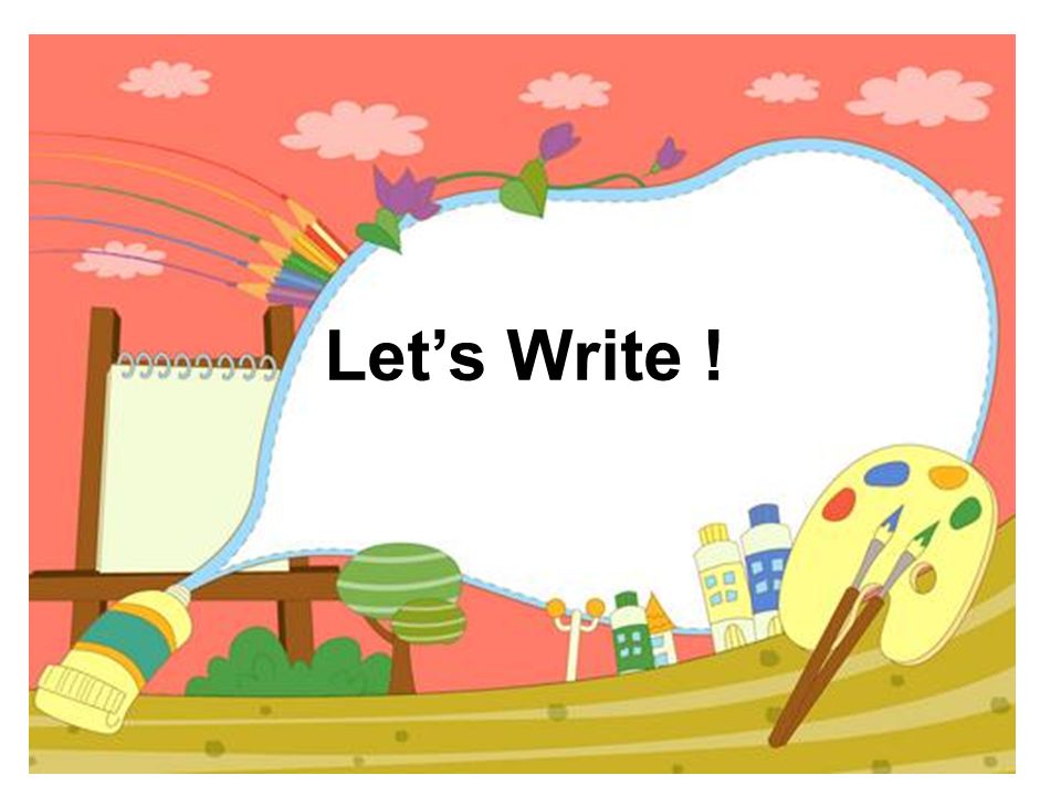 Let’s Write !