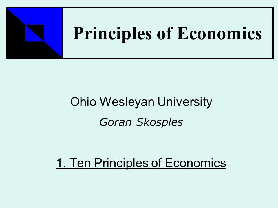 LEARNING OBJECTIVES What kinds of questions does economics address