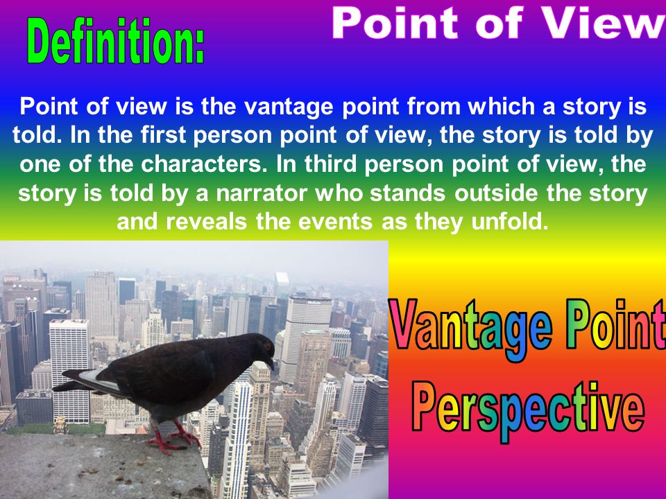 Point of View Definition: Vantage Point Perspective