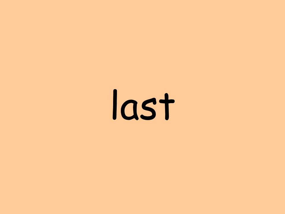 last