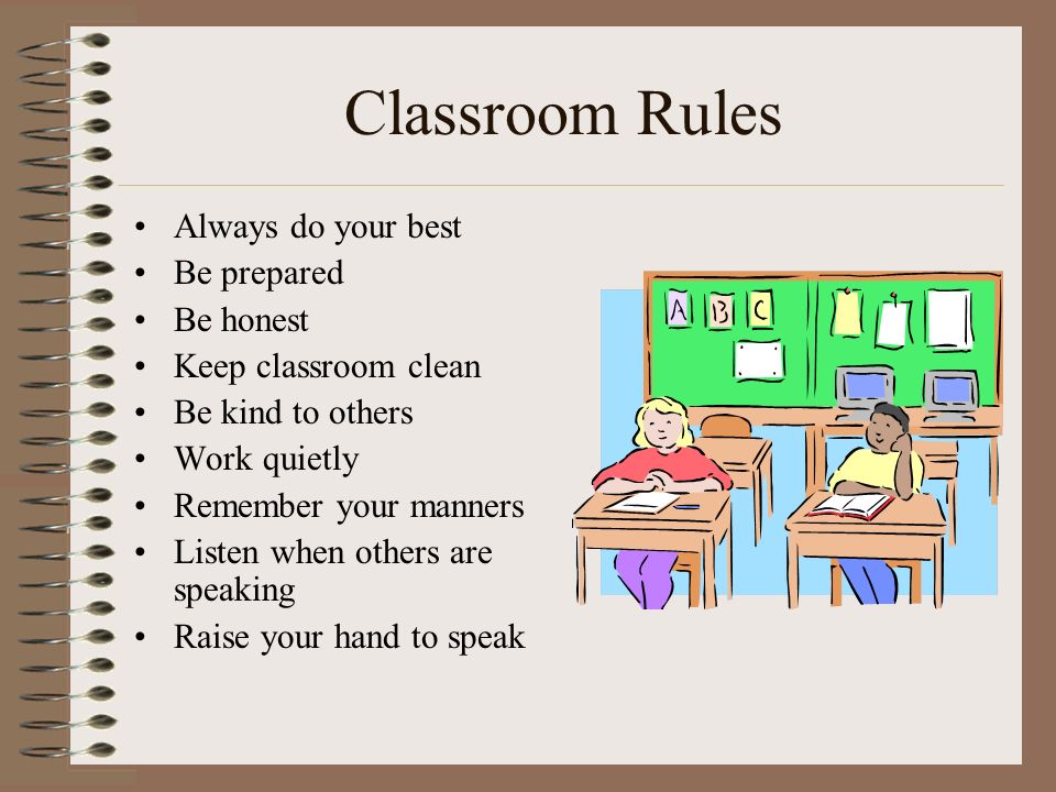 Classroom Rules Always do your best Be prepared Be honest