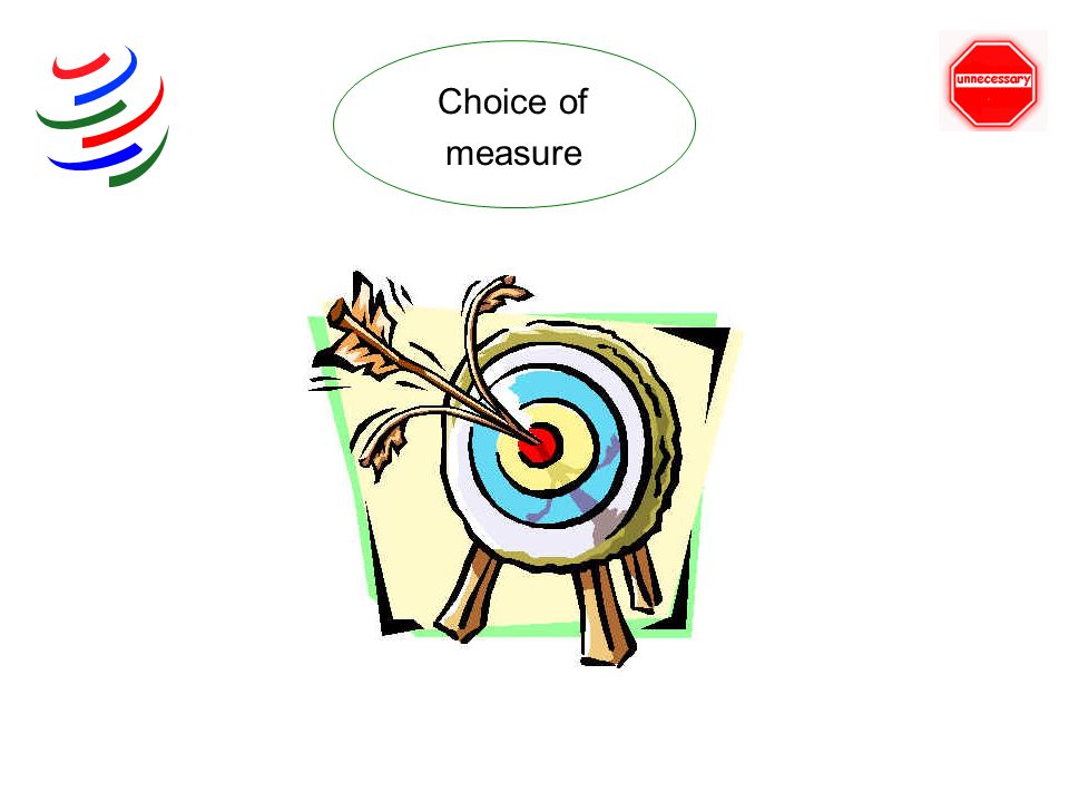 Choice of measure