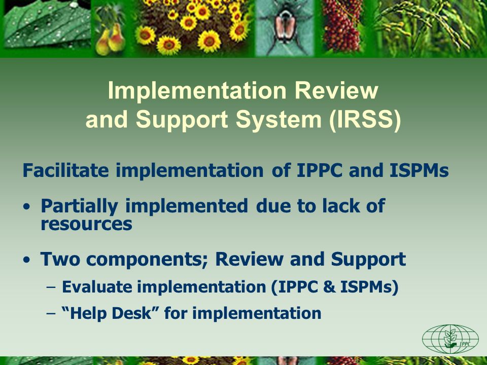 Implementation Review and Support System (IRSS)