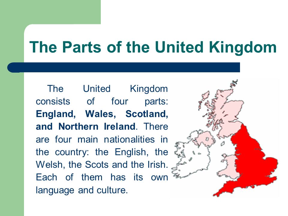 The Parts of the United Kingdom