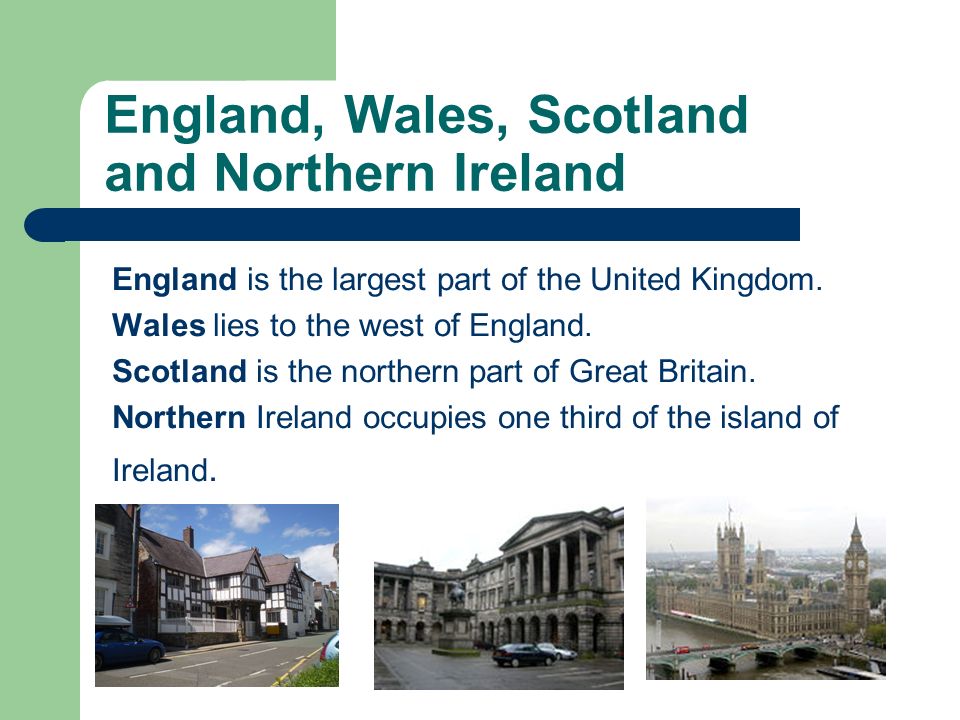 England, Wales, Scotland and Northern Ireland