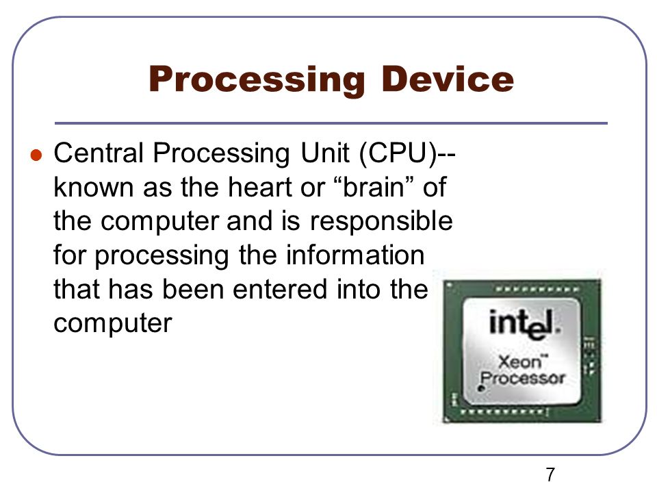 Processing Device