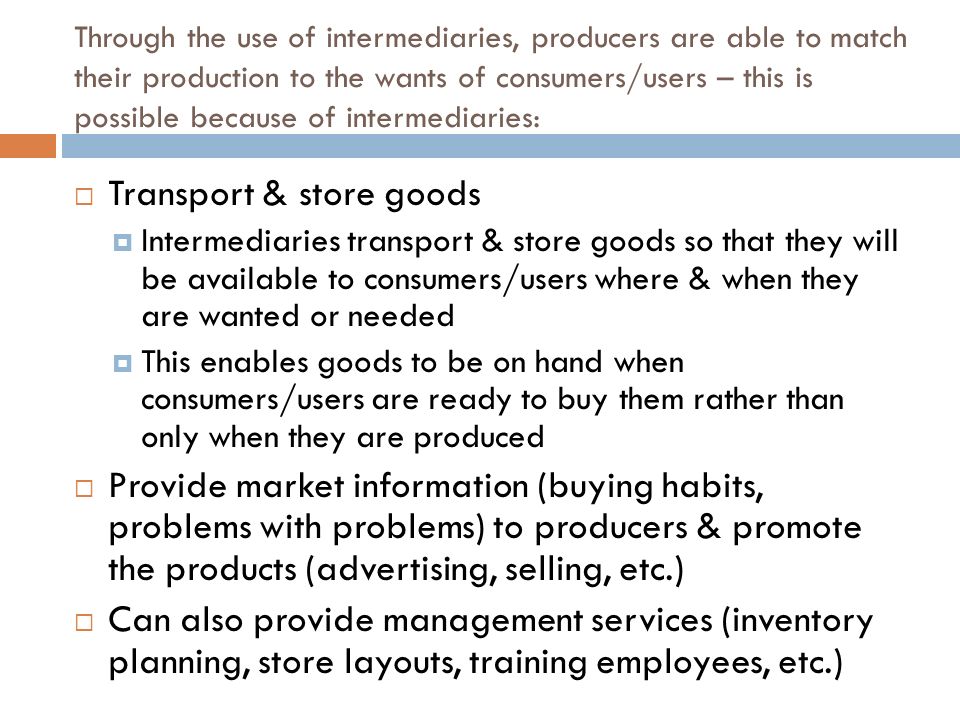 Transport & store goods