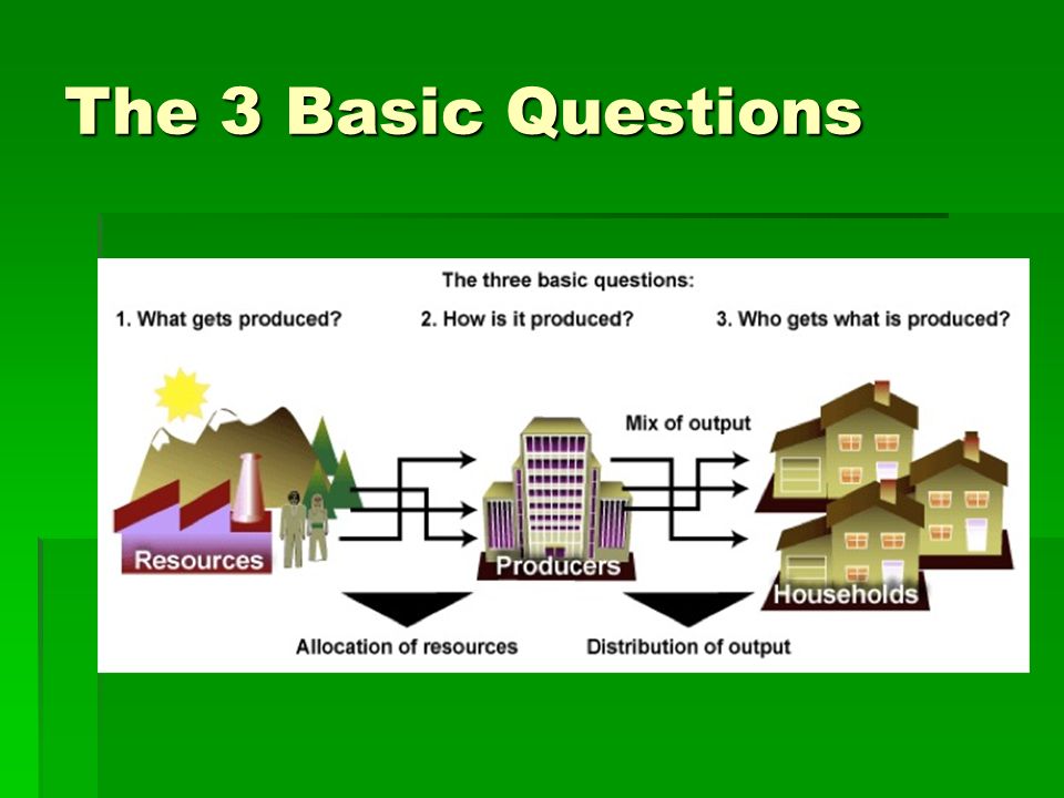 The 3 Basic Questions