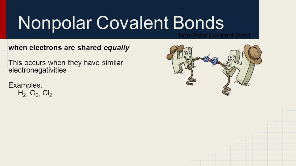 Nonpolar Covalent Bonds