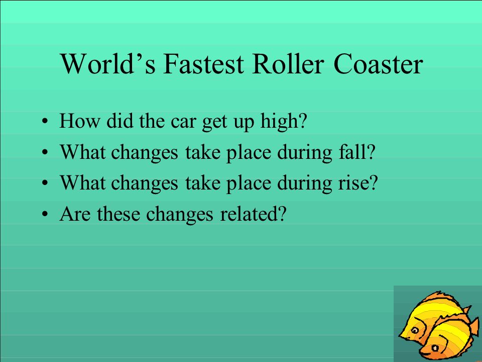 World’s Fastest Roller Coaster
