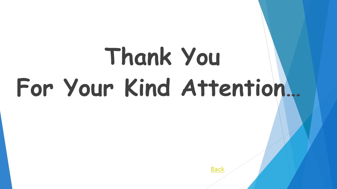 Thank You For Your Kind Attention…