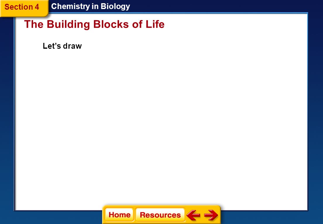The Building Blocks of Life