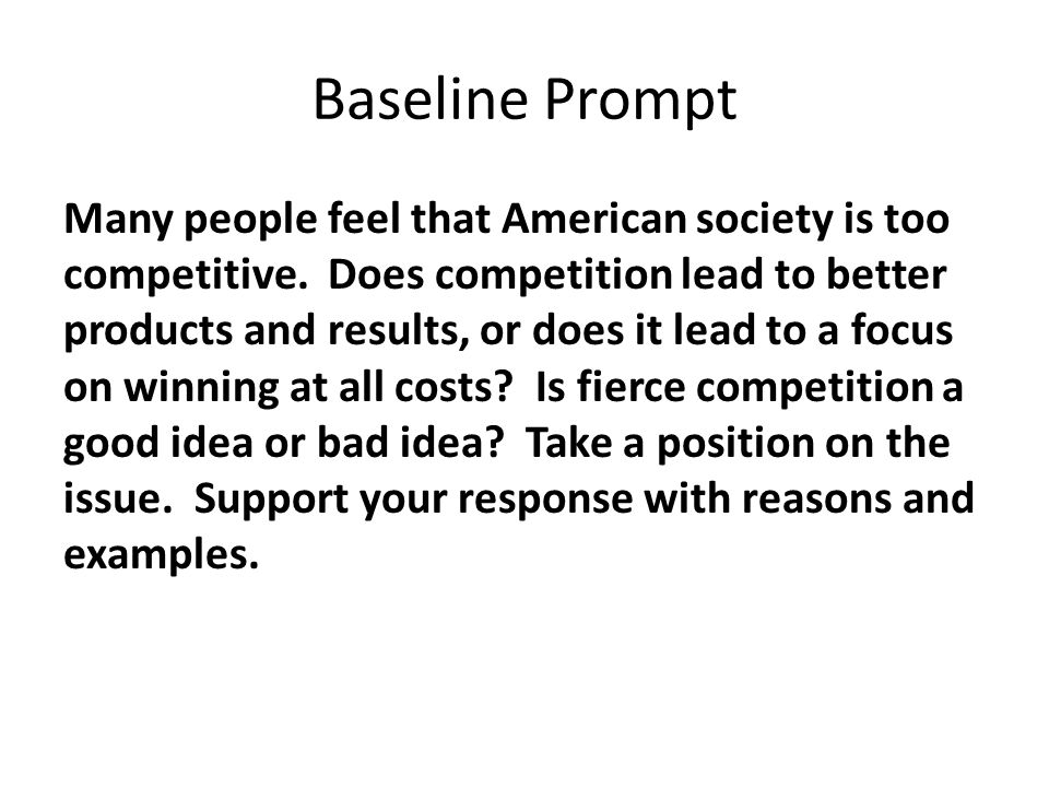 Baseline Prompt