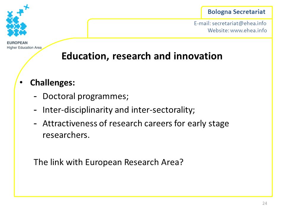 Education, research and innovation