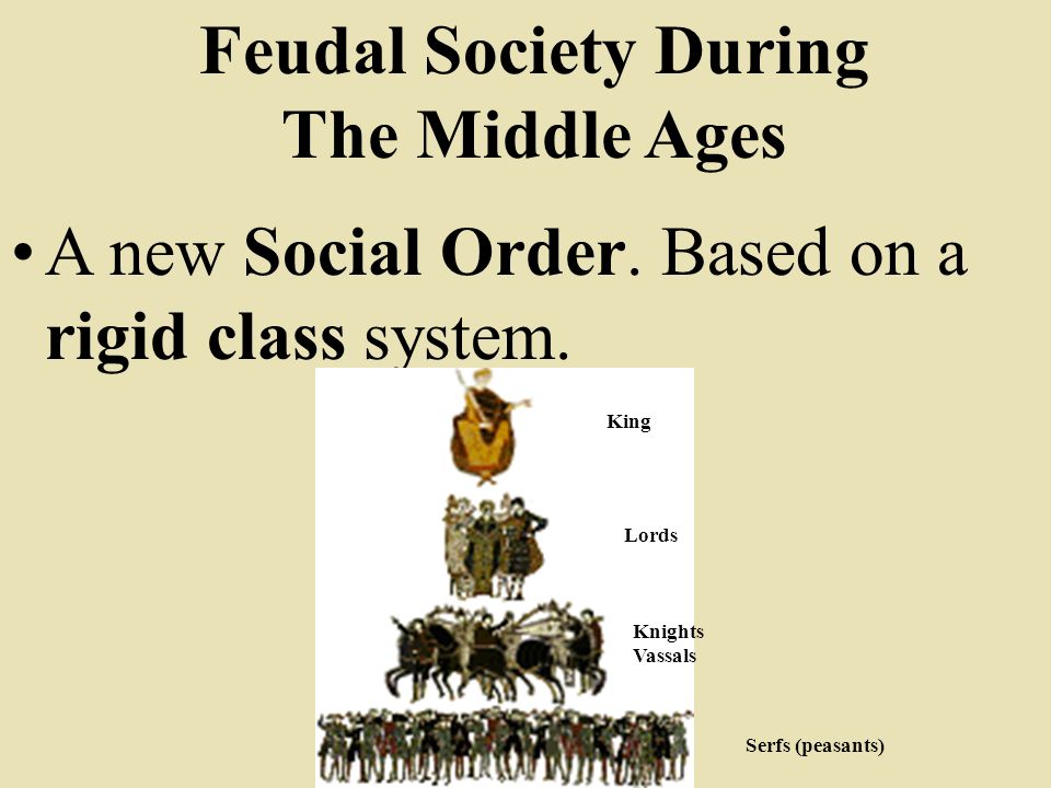 Feudal Society During The Middle Ages