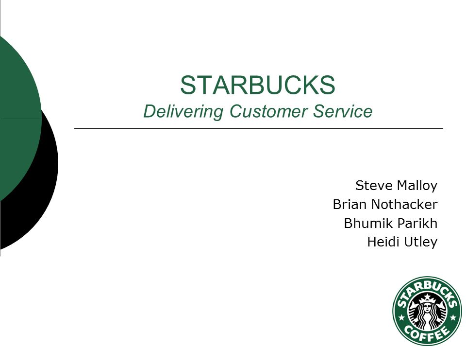 starbucks delivering customer service