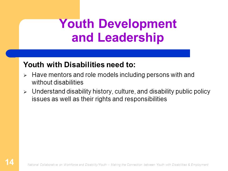 Youth Development and Leadership