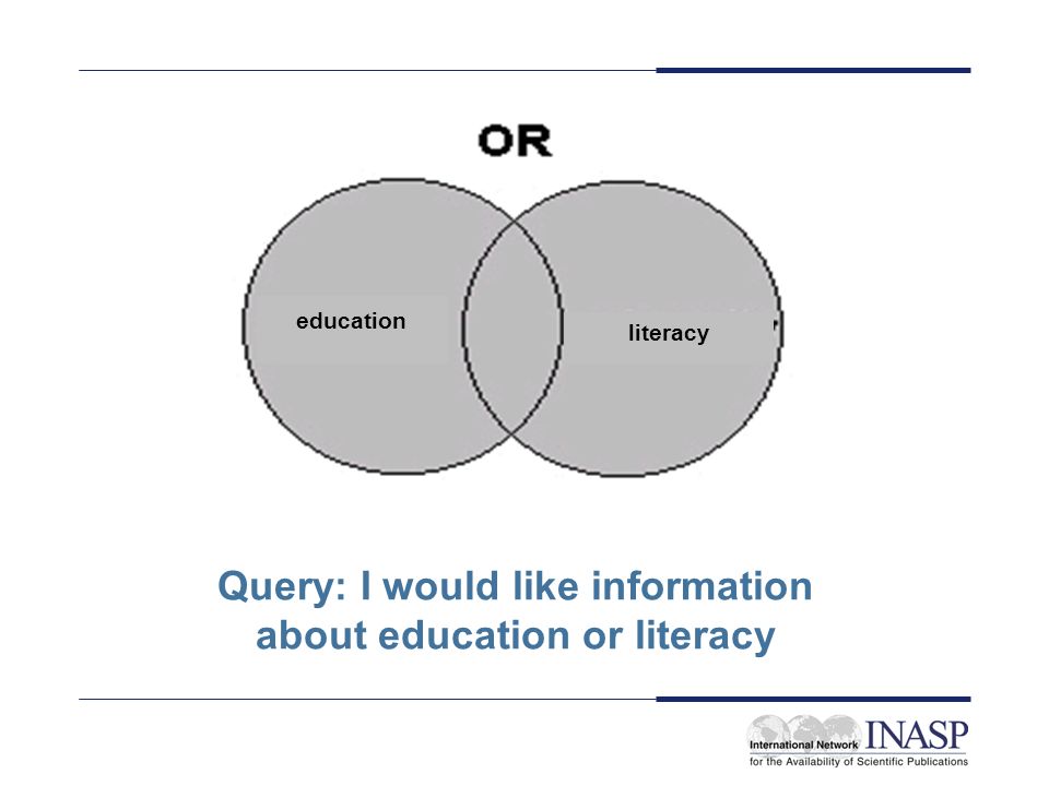 Query: I would like information about education or literacy