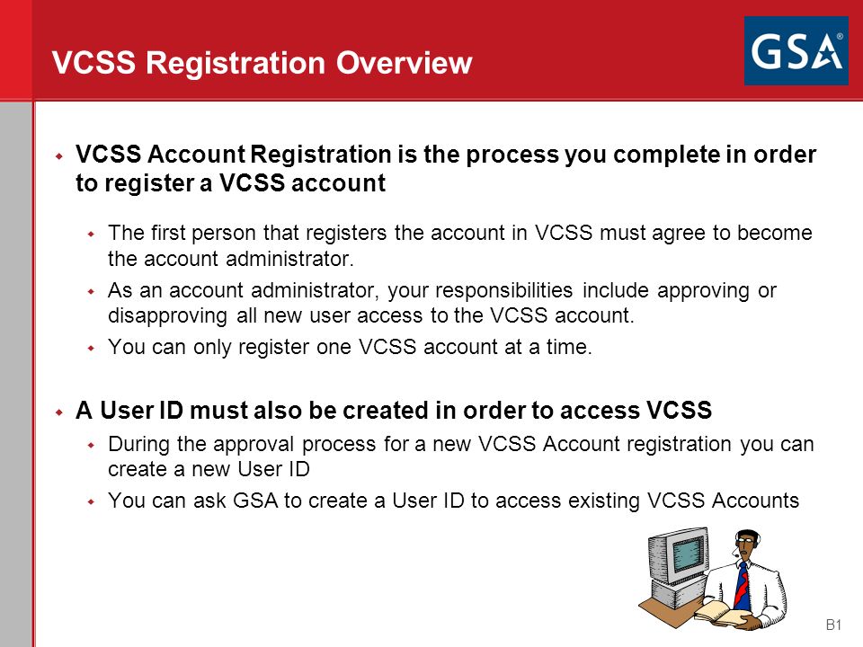 VCSS Registration Overview