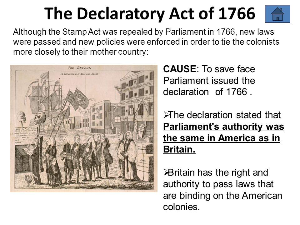 The Declaratory Act of 1766