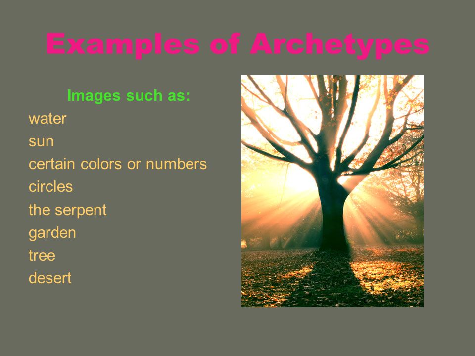 Examples of Archetypes