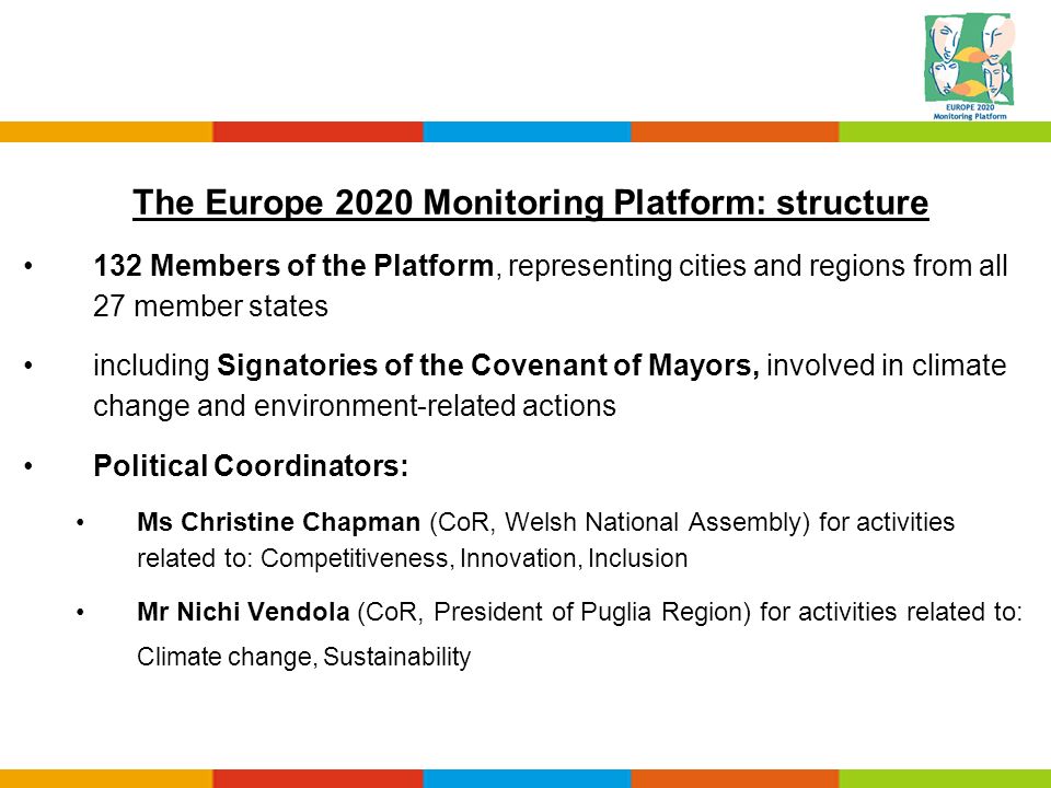 The Europe 2020 Monitoring Platform: structure