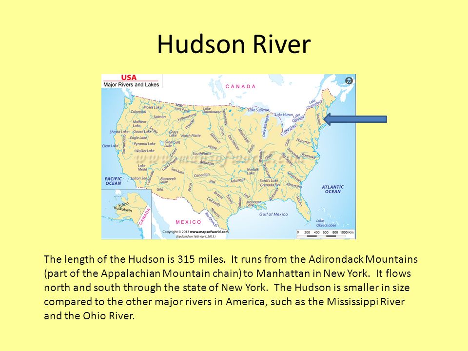 it flows north and south th