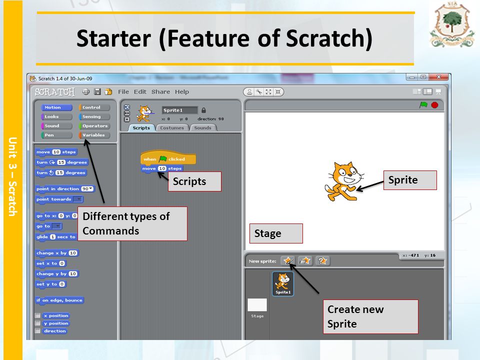 Starter (Feature of Scratch)