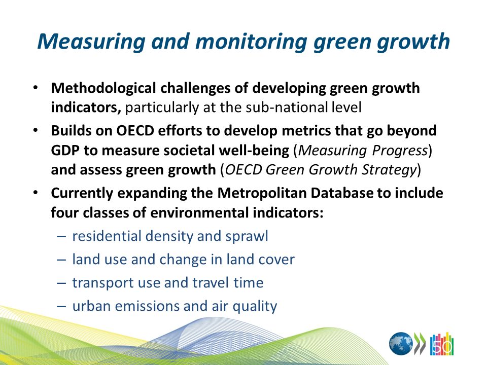 Measuring and monitoring green growth