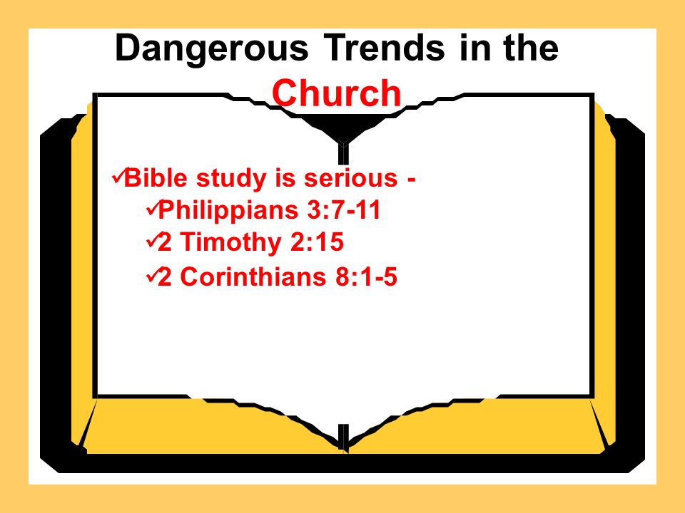 Dangerous Trends in the Church