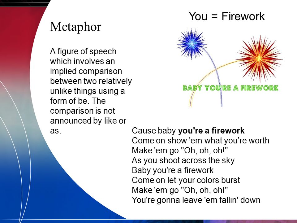 Metaphor You = Firework