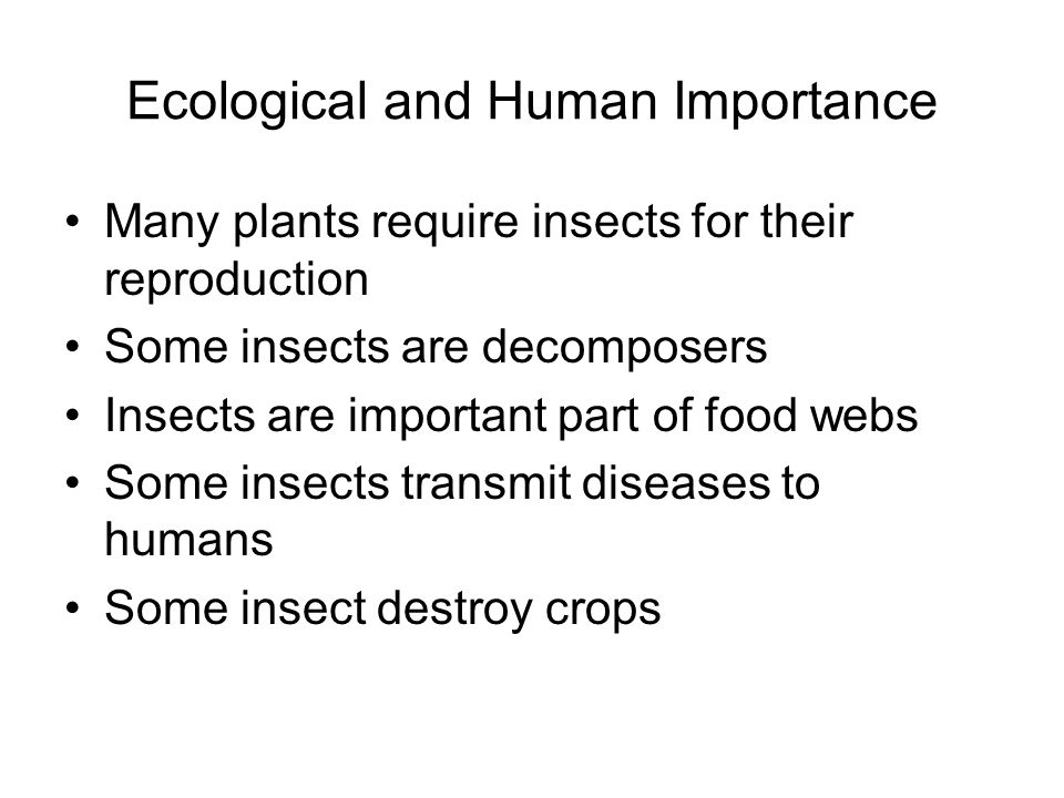 Ecological and Human Importance