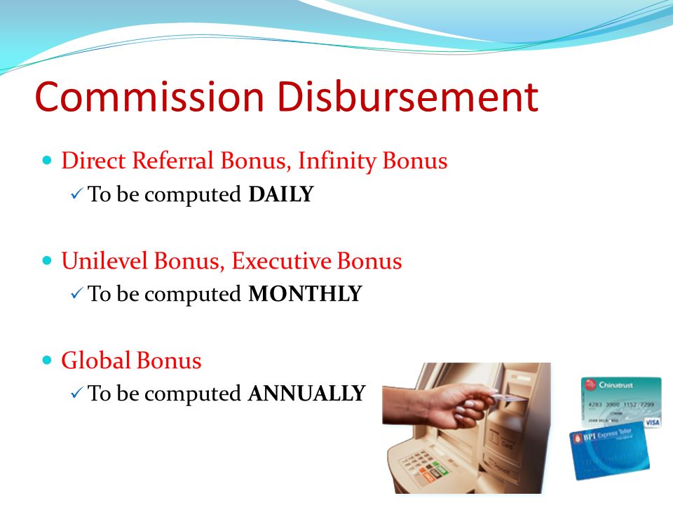 Commission Disbursement