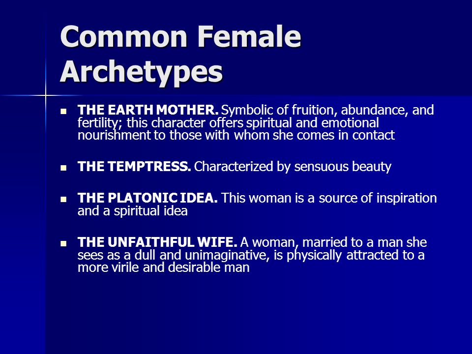 Common Female Archetypes