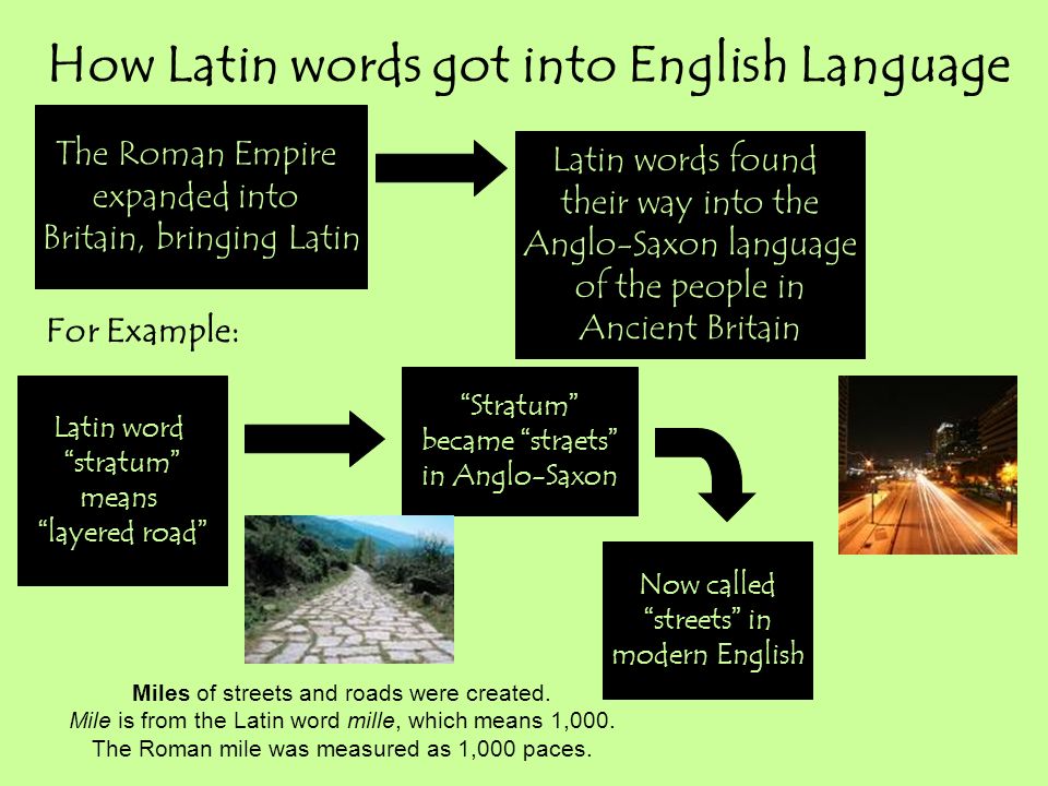 Latins influence today