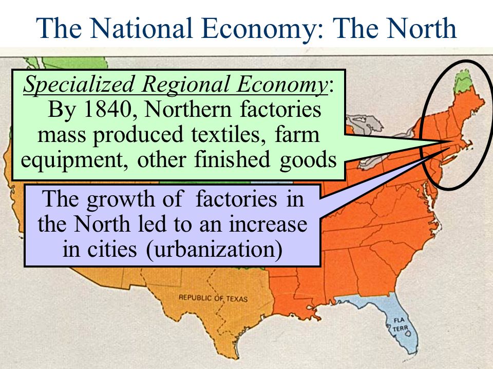 The National Economy: The North
