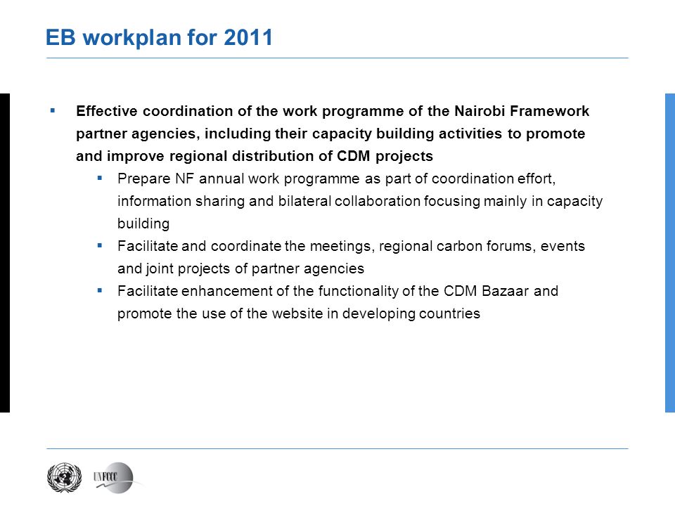 Presentation title EB workplan for