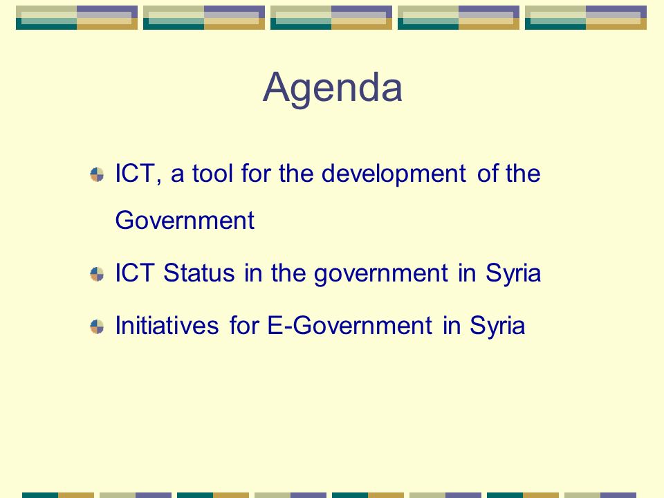 Agenda ICT, a tool for the development of the Government