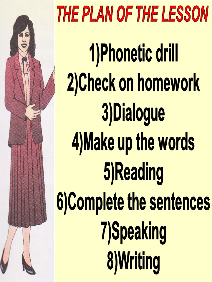 6)Complete the sentences
