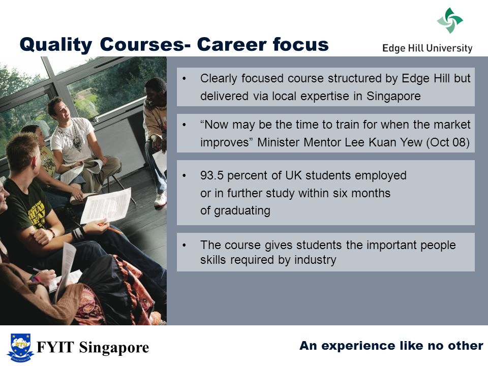 Quality Courses- Career focus