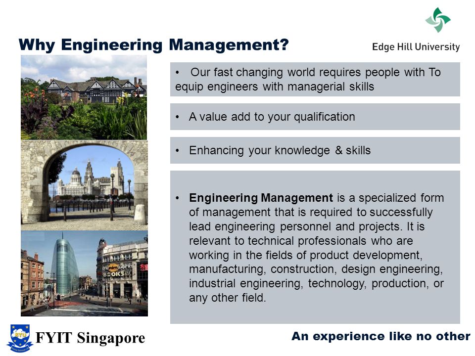 Why Engineering Management