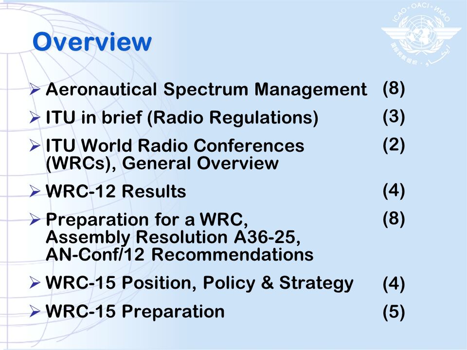 Overview Aeronautical Spectrum Management (8)