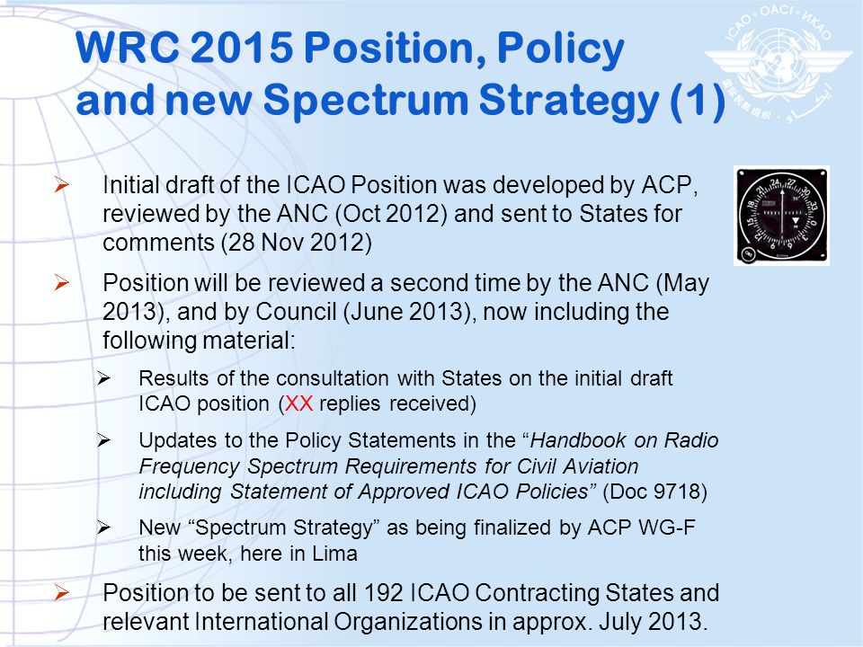 WRC 2015 Position, Policy and new Spectrum Strategy (1)