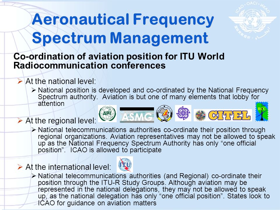 Aeronautical Frequency Spectrum Management