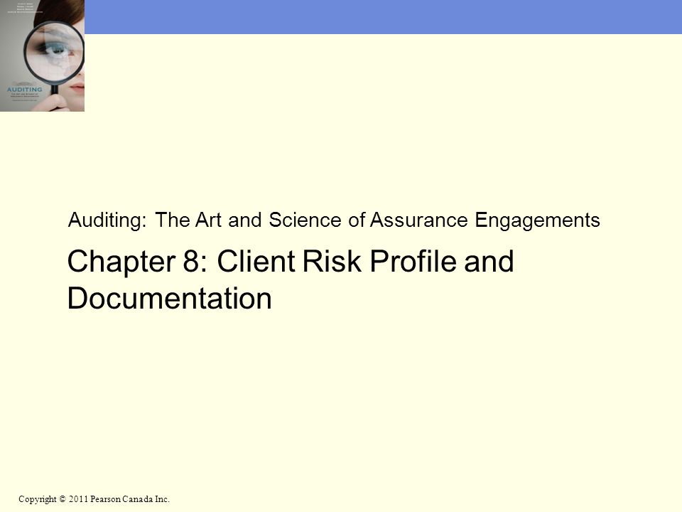 Chapter 8: Client Risk Profile and Documentation