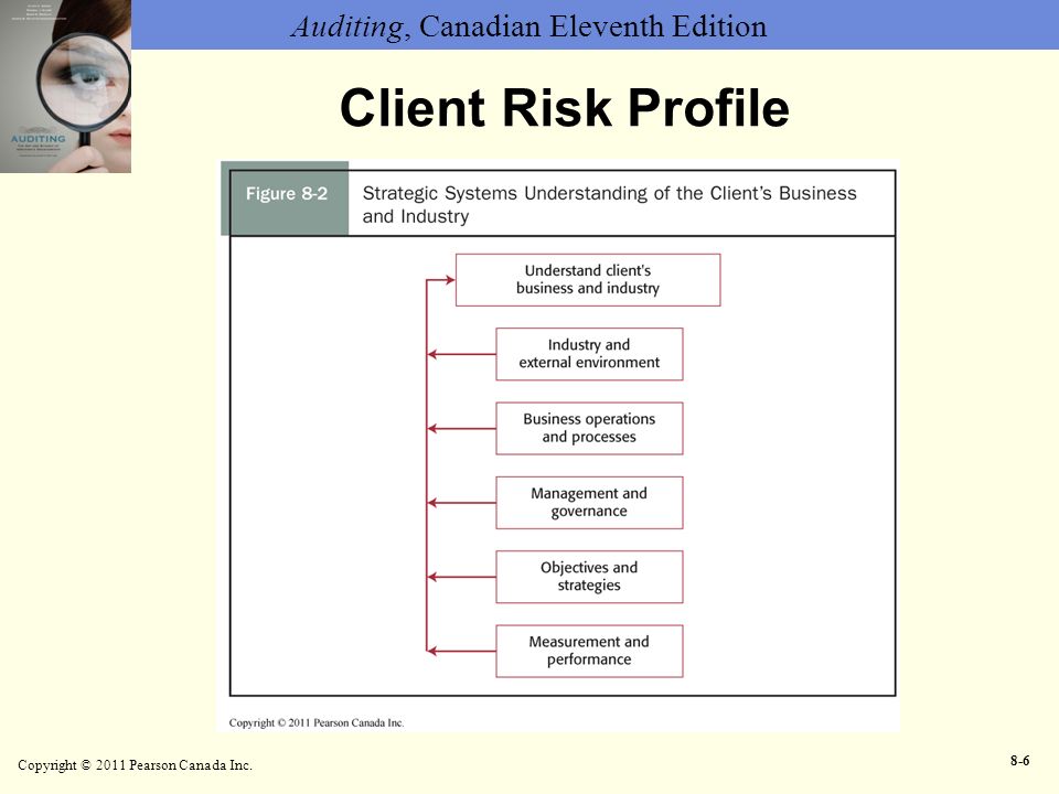 Client Risk Profile Copyright © 2011 Pearson Canada Inc. 8-6