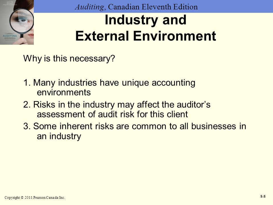 Industry and External Environment