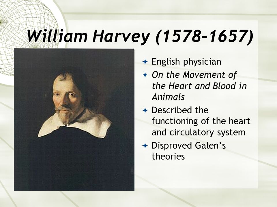 William Harvey (1578–1657) English physician
