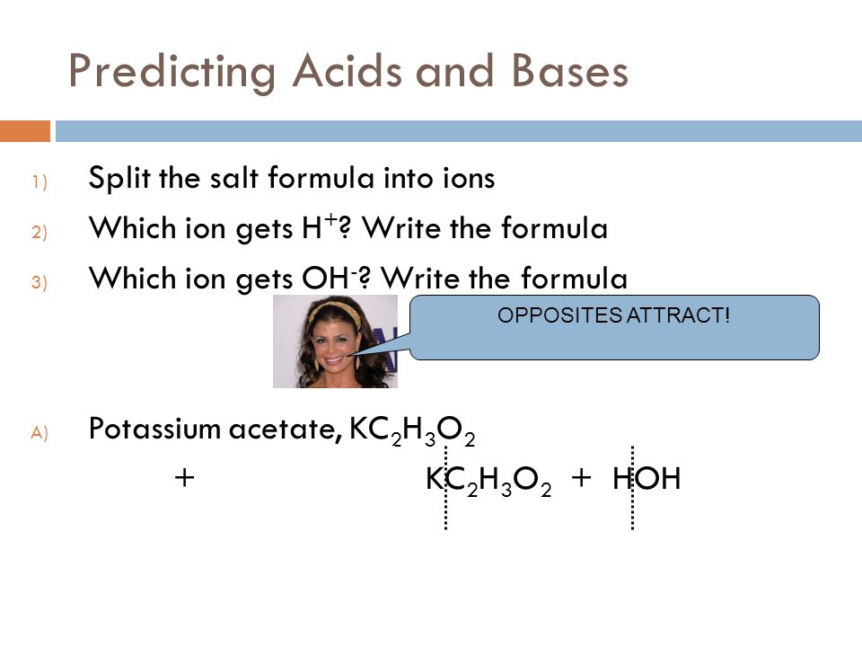 Predicting Acids and Bases
